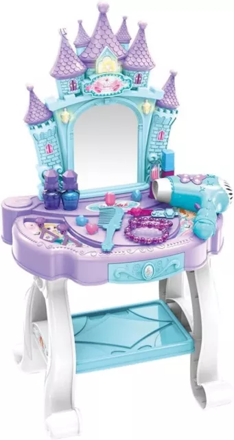 YSAMAX Dressing Vanity Table, Beauty Set, Pretend Play, Toy With Light And Music