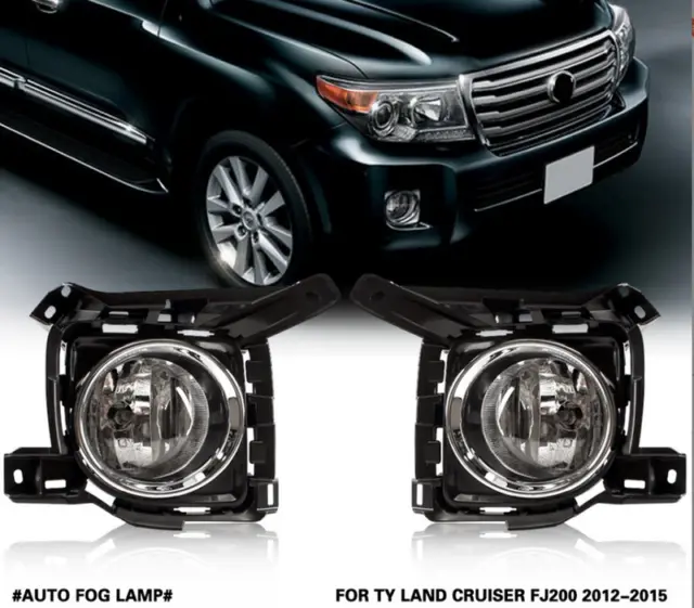 Fog Light Lamp Kit For Toyota Land Cruiser FJ 200 2012-2015