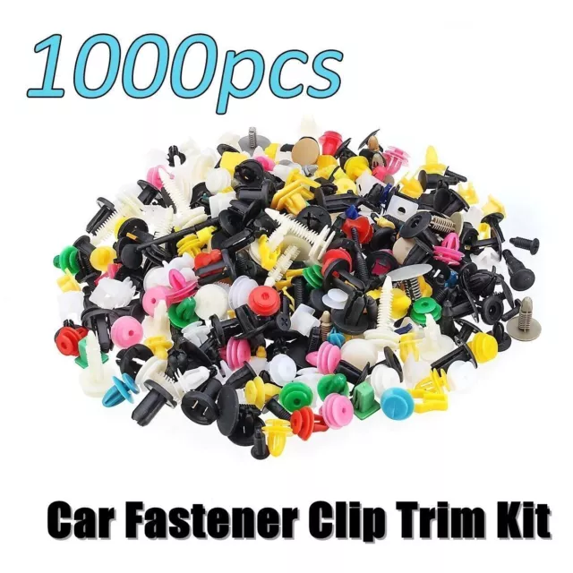 1000x Mixed Auto Fender Fastener Clips Kotflügel Türverkleidung Befestigung Set