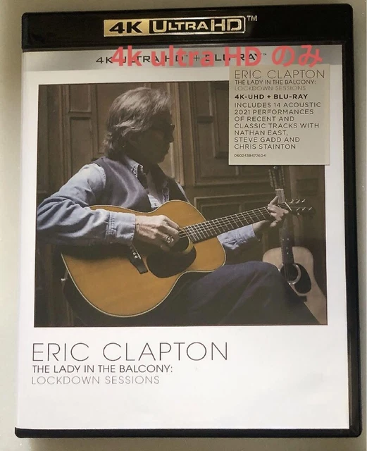 ERIC CLAPTON LOCKDOWN Sessions 4K UHD Blu-ray Japan Used