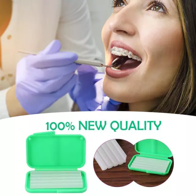 5pcs/box Oral Protection Wax Oral Treatment Dental Ortho Wax Tooth Health Tool