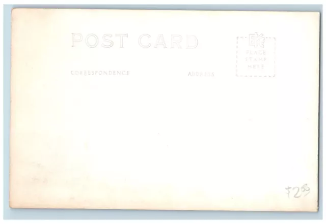 Longview WA Postcard RPPC Photo Robert A. Long Memorial Hotel Monticello c1940's 2