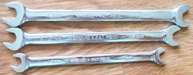 Snap-On SRSM10, 12, 13mm Set of 3 Metric Speed Wrench