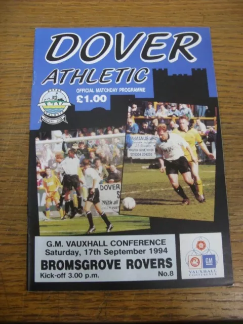 17/09/1994 Dover Athletic v Bromsgrove Rovers