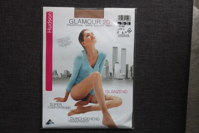 Hudson Glamour 20 Collant Lucidi Trasparenti 20 Denari - Con Mutandina Comoda E Punta Rinforzata - Cashmere Look
