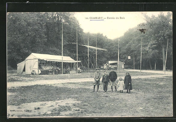 CPA Clamart, Entree du Bois