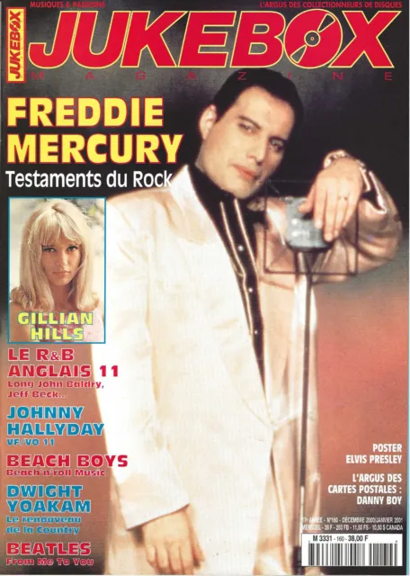 Juke Box Magazine n° 160 - Freddie Mercury "Queen" (Janvier 2001)