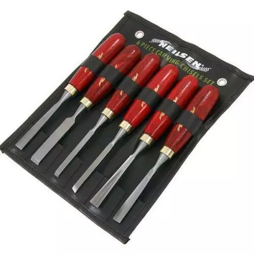 Neilsen Carving Chisel Set Wood Woodworking Carve Sculpture Neilsen CT3057