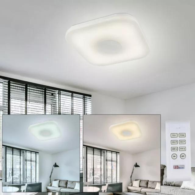 Luxe LED Plafond Lampe Ess Chambre Télécommande Cuisines Spot Intensité Variable