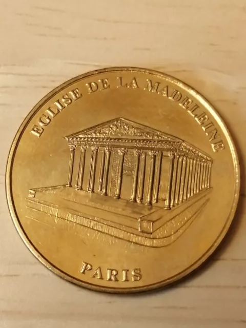 médaille souvenir MDP monnaie de Paris Église de la Madeleine 2006M
