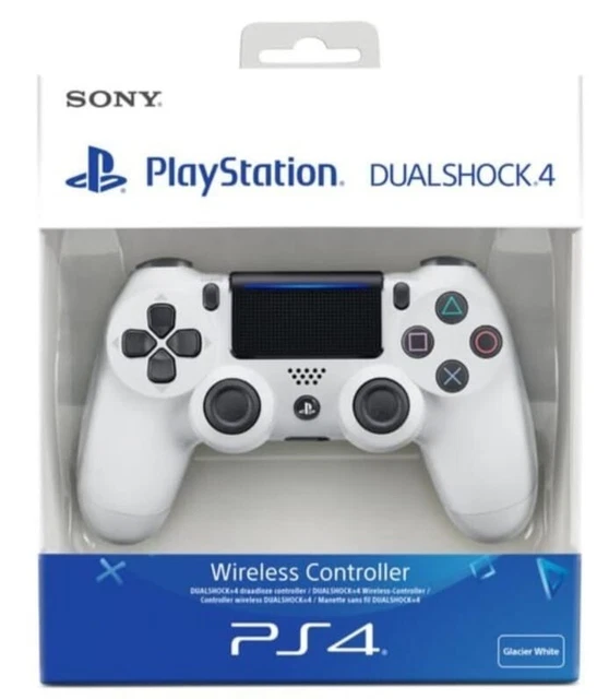 PS4 DUALSHOCK 4.0 V2 Blanche/Glacier White PlayStation Officiel EUR 36,00 PicClick FR