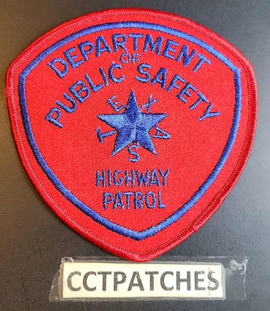 Texas Highway Patrol Department Of Public Safety Police Felt Shoulder Patch Tx