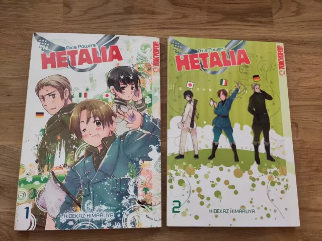 Hetalia Axis Powers Band 1+2 | Tokyopop | Manga Geschichte Humor Comedy Deutsch