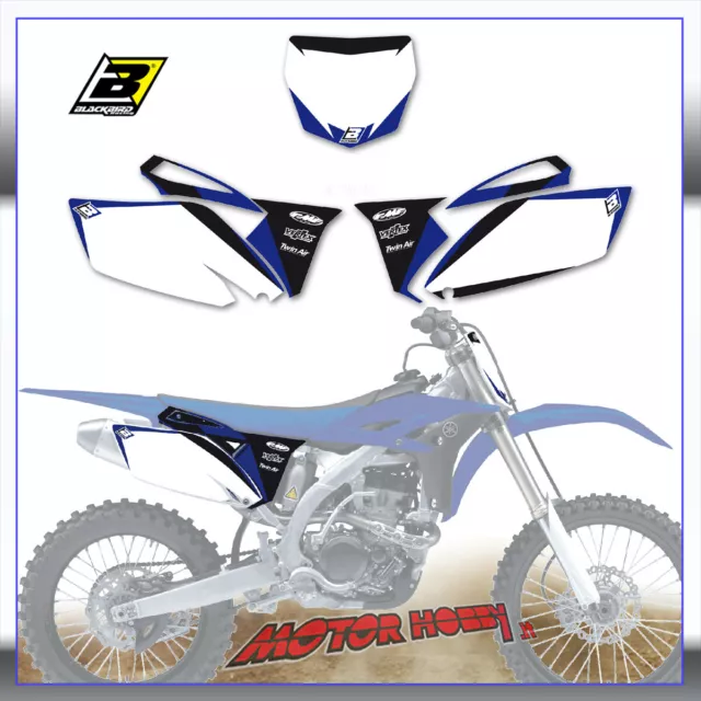 Kit Adesivi Portanumero Blackbird Grafica Yamaha Yzf 250 2010-2013