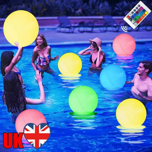 40/60CM Inflatable Glitter Beach Ball with Inflator PVC Foldable for Kids Adults