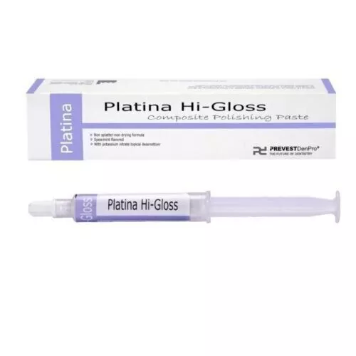 Dental Platina Hi-Gloss A Composite Polishing Paste 4g Syringe