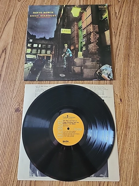 DAVID BOWIE ' Ziggy Stardust '1st Presser 1972 USADynaflex LP En Très ...
