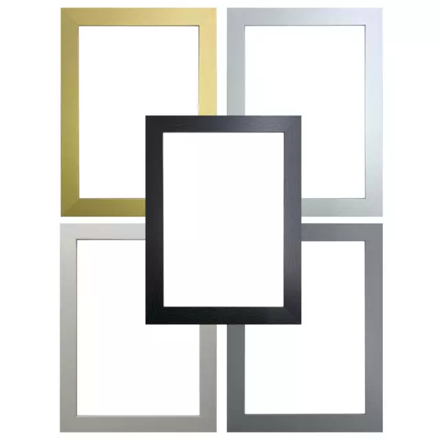 Photo Frames A1 A2 A3 A4 Picture Frame BLACK GREY GOLD SILVER Poster Frame