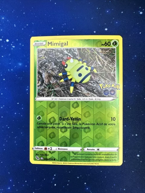 Pokemon Card (Mimigal) Metamorph Holo 053/078 Pokemon Go Spé & Shield