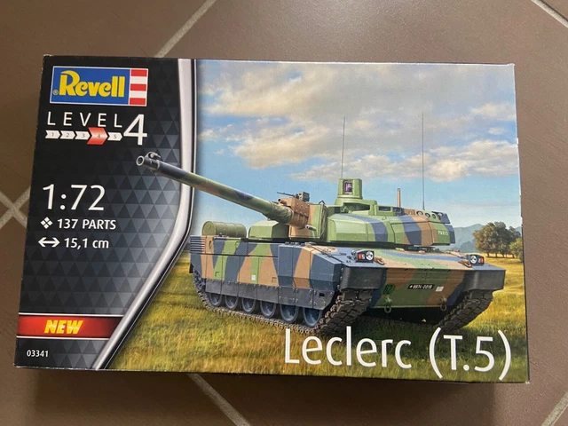 Academy 1/72 Char Leclerc - Maquette Militaire Plastique Française Moderne, Kit à Assembler
