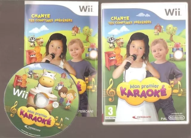 Rare !!! MON PREMIER KARAOKé : Ideal pour les Petits sur Wii/Wiiu