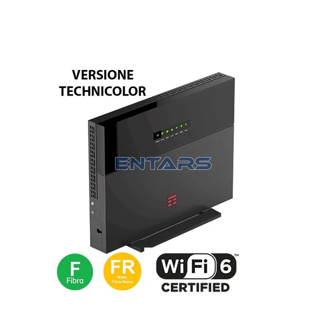 MODEM TIM HUB + DGA Technicolor Router WiFI 6 Fibra Ottica e Misto