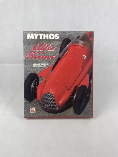 Mythos Alfa Romeo Buch Luciano Greggio, Sandro Bachi Sportwagen Rennsport Auto