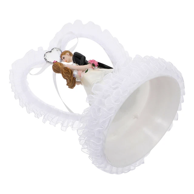 Coppia Statua Decorazione Torta Sposa e Sposo Ornamenti Romantici