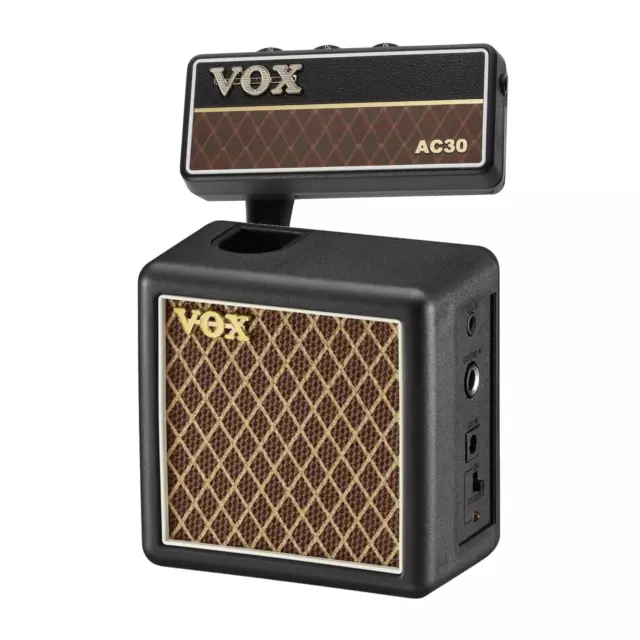 Vox Amplug 2 & Schrank Bundle Kopfhörer Gitarrenverstärker AC30 Bass Blei Metall