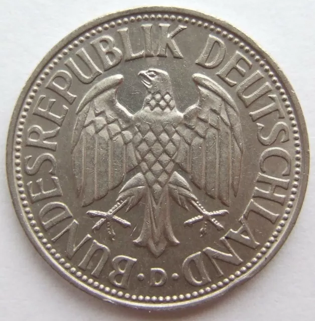Moneta Rfg 1 Tedesco Marchi 1956 D IN Extremely fine 2