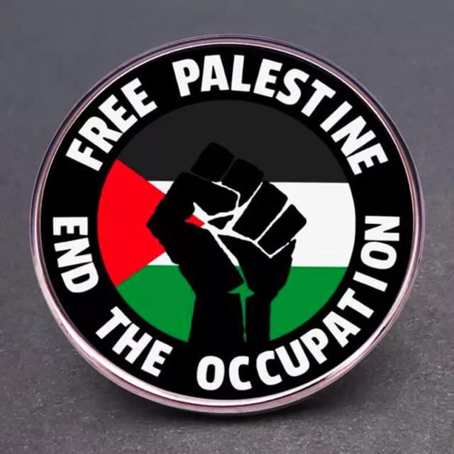 Pin du drapeau de la Palestine Palestine Map arc--en--ciel Badge en fiDC