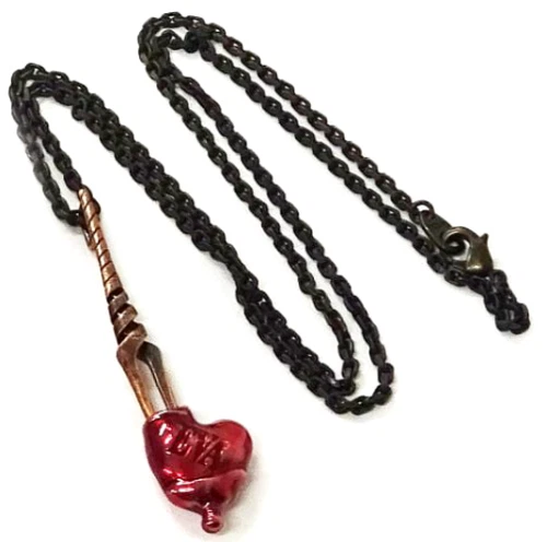 Evangelion Q-Pot collaboration Spear Of Longinus Necklace Pendant