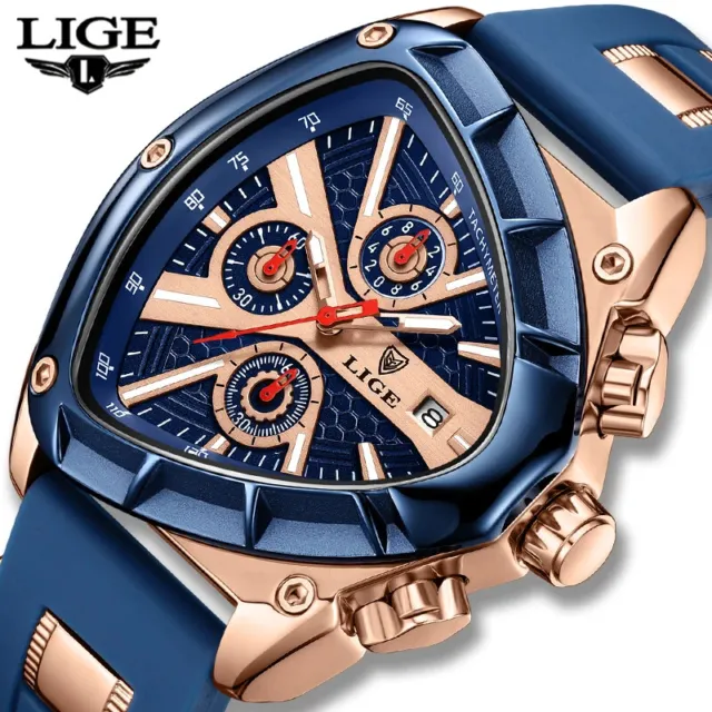 neue Luxus Armbanduhr Herren Business Uhr leuchtende für Männer Quarzuhr Gummi