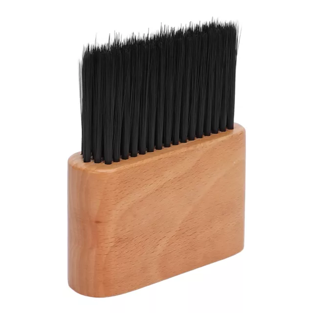 Broken Hair Brush For Hair Cutting Soft Bristles Wood Handle Professional Neck