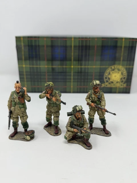 Figurine King & Country MG015 Advance To Contact, 2007, Plomb Peint, 60mm, Sans Boîte
