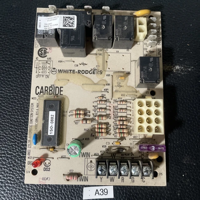 Furnace Control Board White-Rodgers Carbide 50T55 289 03