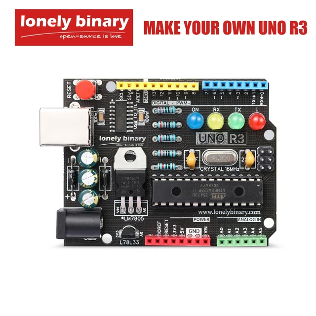 ARDUINO UNO R3 DIY Build Your Own Compatible ATMEGA328P Development