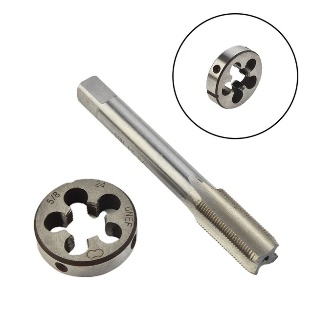 Replacement 5/8-24 HSS UNEF Right Hand Thread Taps And Die Set-New (5/8X24)