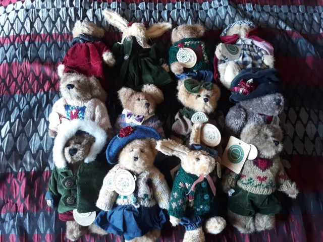 Boyds Bears & Friends - Lot of 12 Plush -