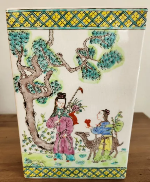 Rare 19Th Century Famille Rose Cricket Box Cage