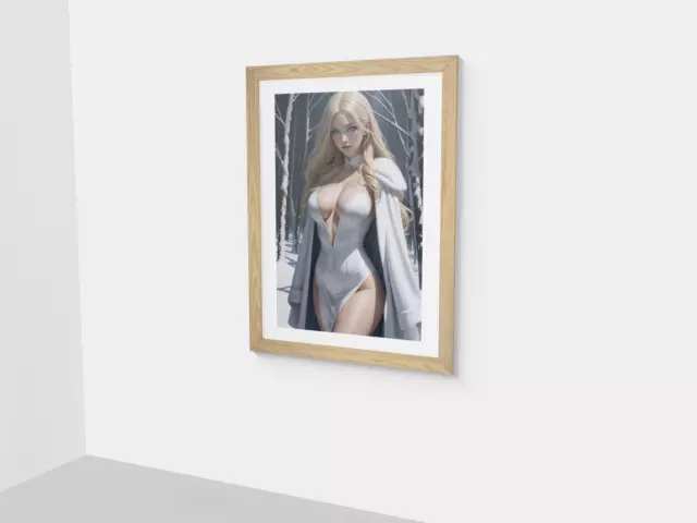 Emma Frost Marvel Avengers White Queen Wall Poster Print A4 - Frame NOT included 2