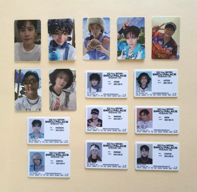 2022 Winter SMTOWN : SMCU Palace Super Junior  Official Photocard Membership