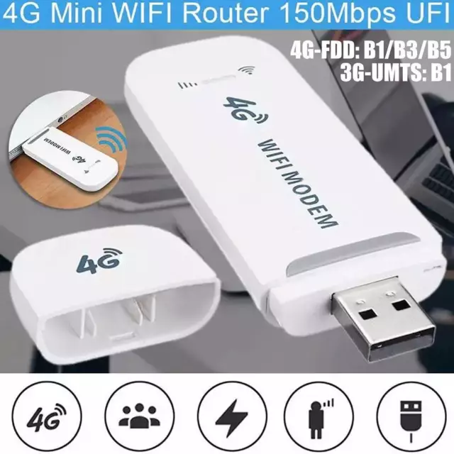 4G LTE Stick Dongle Netzwerkkarte USB Router Wireless WiFi Modem Mobile NEU
