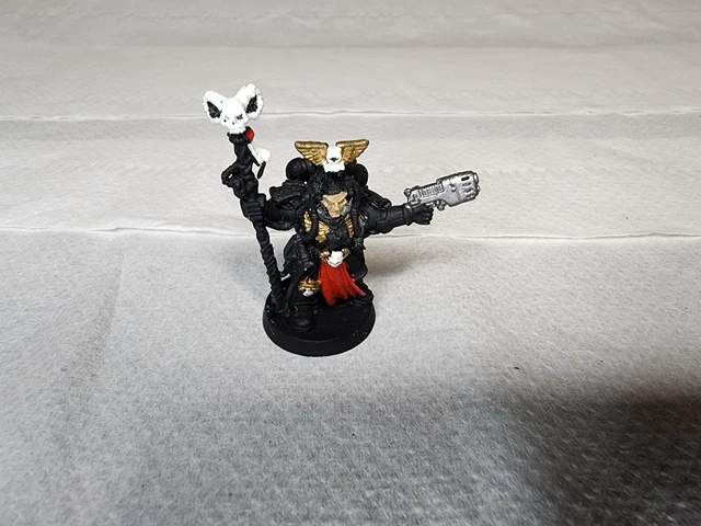 GAMES WORKSHOP WARHAMMER 40k Space Marine Black Templar Chief Librarian ...