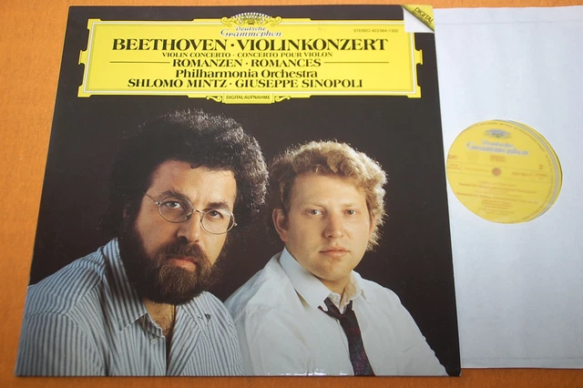 Shlomo Mintz Sinopoli Beethoven Violin Concerto German Ed1 DGG Digital '87 NM