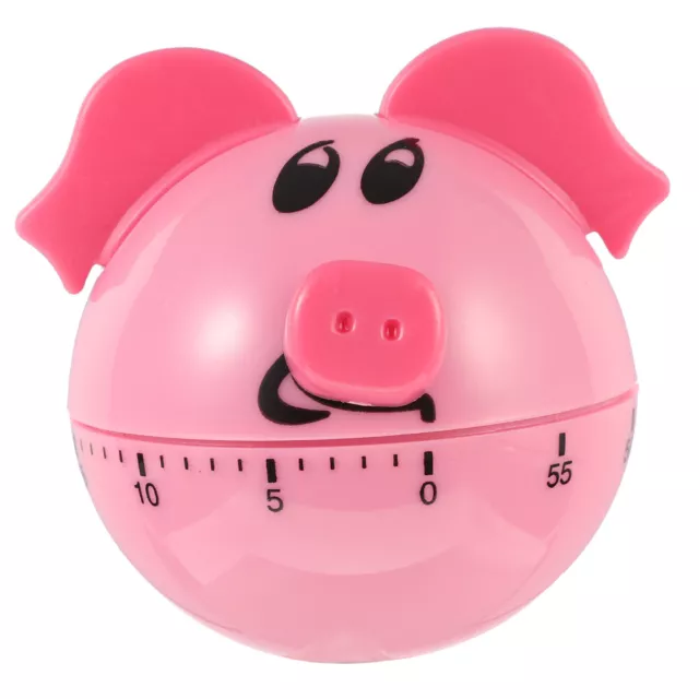 Pink Pig Countdown Timer Children Cooking Egg for Kids Mechanic Tools Decorate