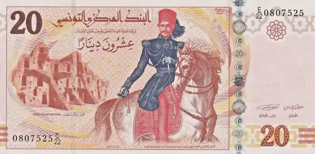 Tunisia 20 Dinars Banknote 2011 *UNC*