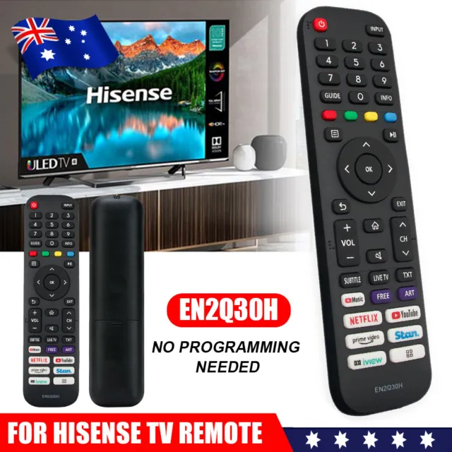 Hisense VIDAA Replacement TV Remote for 70S5 43A7G 50A7G 55A7G 65A7G 75A7G 85A7G