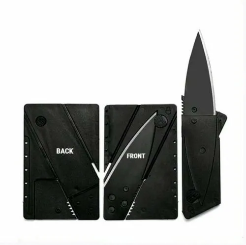 Credit Card Size Self-Defense Pocket EMERGENCY Folding Tactical Knife🔥🔥