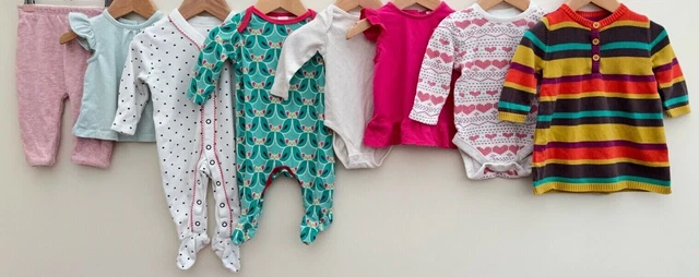 Baby Girls Bundle Of Clothing Age 0-3 Months M&S Next Mini Club